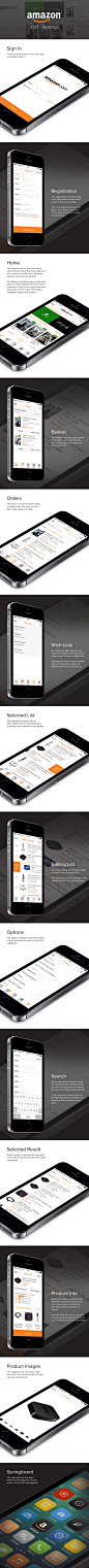 Amazon - iOS7 Redesign on Behance