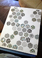 Zentangle Hexagons 1 - Gwen Lafleur