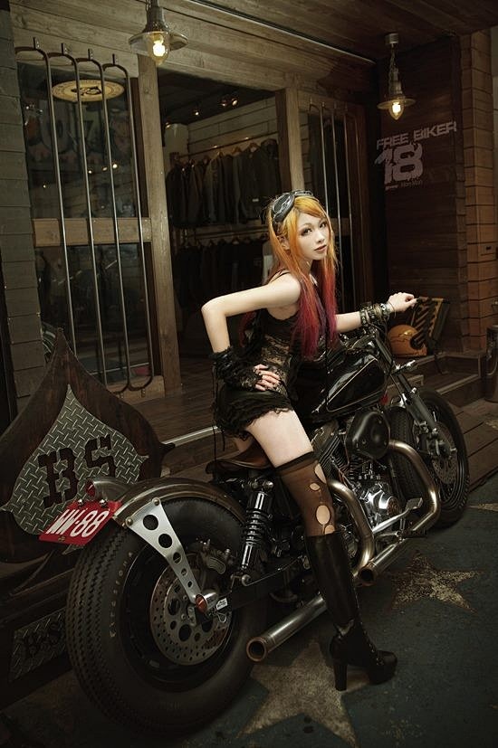 Motorcycle Girl 049 ...