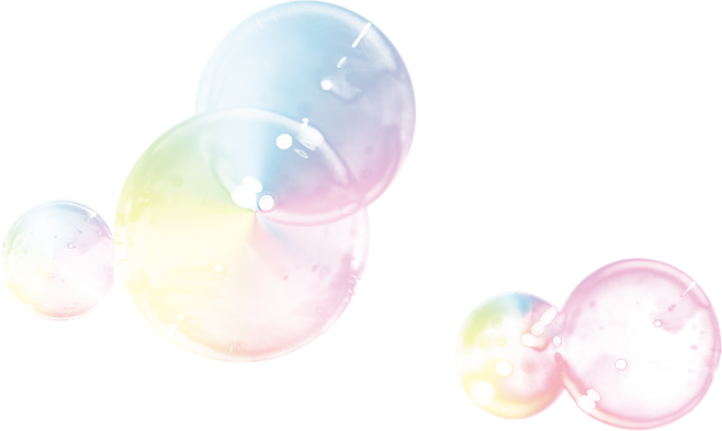 五彩泡泡 气泡 PNG 水泡泡
