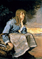 John Everett Millais (British, 1829-1896), "Caller Herrin'" by sofi01, via Flickr