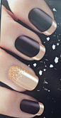 Nail Art - Black&Gold: 