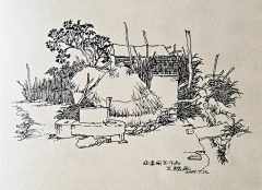 peonybeibei采集到钢笔画