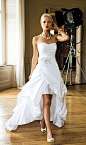 High Low Beach Wedding Dress | Classic Wedding Dresses 2012 from Linea Raffaell｜suck marilyn manson ...