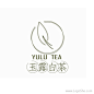 玉露白茶_logo设计欣赏_标志设计欣赏_在线logo_logo素材_logo社