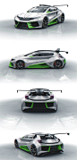 超酷炫的赛车——斯柯达 Vision GT
全球最好的设计，尽在普象网（www.pushthink.com）