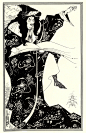 Design for a Frontispiece to 'Virgilius the Sorcerer' - Aubrey Beardsley