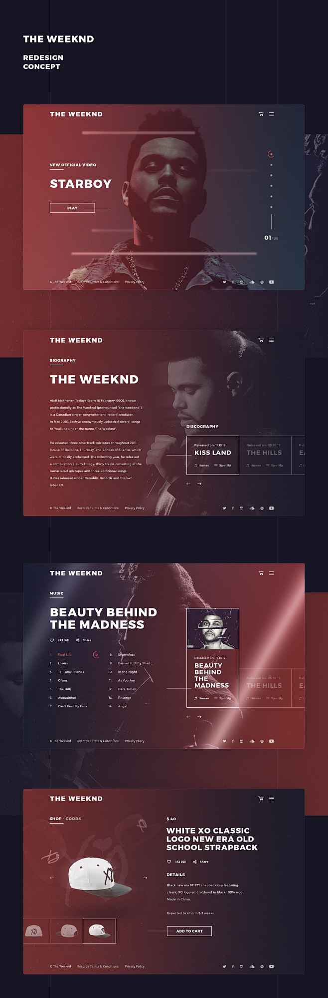 The Weeknd Redesign ...