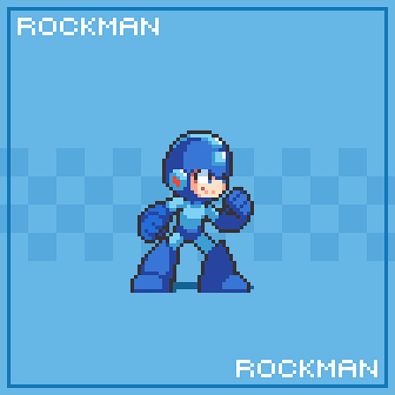 #ドット絵 ロックマン v2 - ナイト...