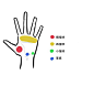 #绘画学习#   【手的基础绘制画法教程】自由地控制手掌的四个圆点，和消失点，来掌握画手的方法，感兴趣的同学试试！ #俺们都是设计师#