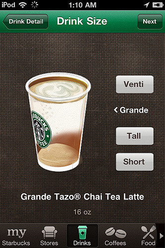 Starbucks UI 选项卡 (Ta...
