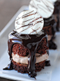 Triple Chocolate Layer Cakes