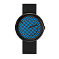 OPTICAL手表：用复古几何风格创造极度简约的表盘~
全球最好的设计，尽在普象网 pushthink.com
