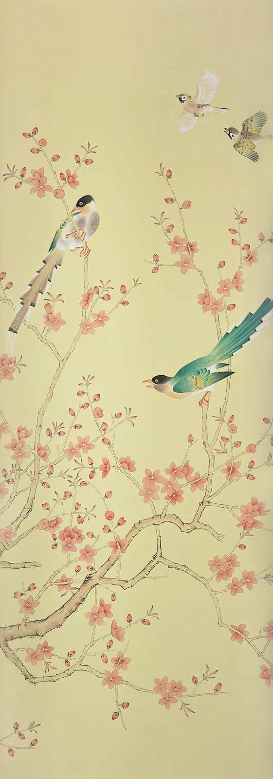 ▲《中式古典花鸟风景图案》#中式# #花...