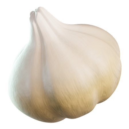 Garlic 3D Illustrati...