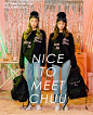 nice to meet chuu. vol.9 by 츄(chuu) : 부드러운 터치감의 코마사원단에 반입체자수로 수놓아진 언발컷팅맨투맨 빵빵만 기모감으로 보온성까지 놓치지마세요                                                                                                                                                  