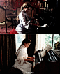 弹钢琴的两位少女，分别在A Room with a View (1985) &Tuck Everlasting (2002)，时隔二十年