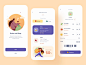 Grocery Delivery App UI ecommerce card grocery app grocery meal service delivery app ui mobile app design food online shop product order clean minimal ios illustration design delivery app