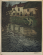 Color etchings by Fritz Thaulow ​​​​
