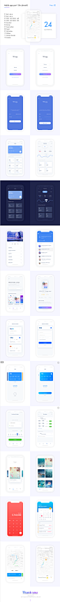 Mobile Apps part 1 (For iphoneX) - Free .XD Download on Behance