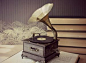 English-headed gramophone