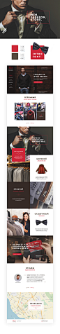 Man Store - Onepage theme : Разработка одностраничного сайта для магазина мужской одежды.