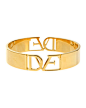 DVF Thin Logo Bangle Bracelet