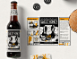 Bierhaus Brewing Co. - 2015 : Bierhaus is a handcrafted brewery from Buenos Aires, Argentina. In this project, is revealed the new brand and bottles that I made for these awesome guys.