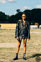 Paris SS 2019 Street Style: Adesuwa Aighewi : Adesuwa Aighewi between the fashion shows.