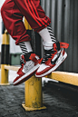 OFF-WHITE x Air Jordan 1 聯名鞋款上腳一覽 - 654095