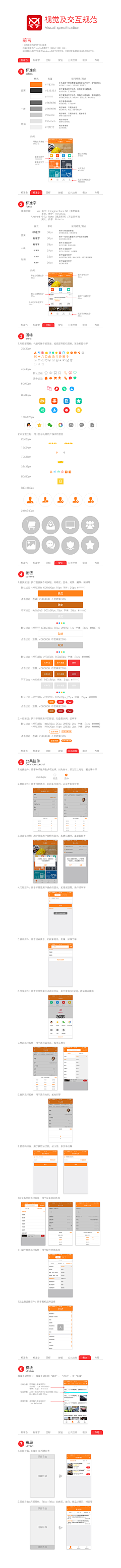 木木～乐乐采集到【UI】设计规范