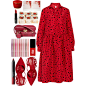 #polyvore #fashion #red #polyvoreeditorial #women #StreetStyle #style #trend