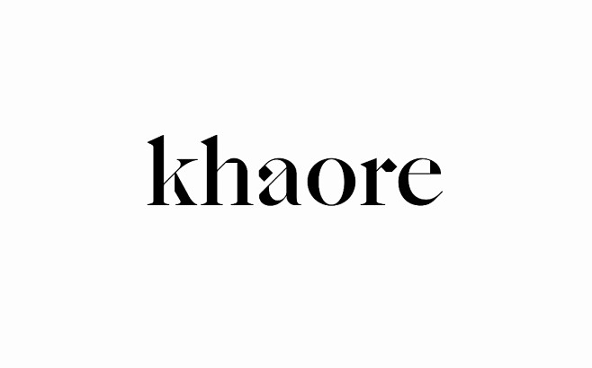khaore 字体 logo 采集@Gr...