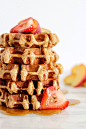 Banana Bread Protein Waffles