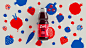 Zoe Juices : Pomegranate juice is the modern elixir of youth. The very essence of vitality and happiness. For the ZOE juices rebranding and packaging redesign we travelled back to our childhood. Where cutting out papers and making collages, brought a vivi