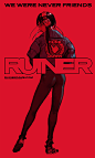 WE WERE NEVER FRIENDS , Benedykt Szneider : RUINER Hacker girl artwork & tshirt design.  www.ruinergame.com