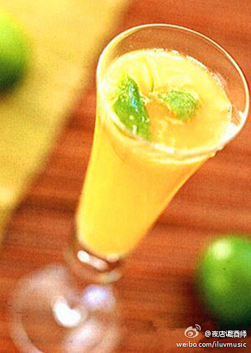 【莱姆菲兹 Lime Fizz】材料：青...