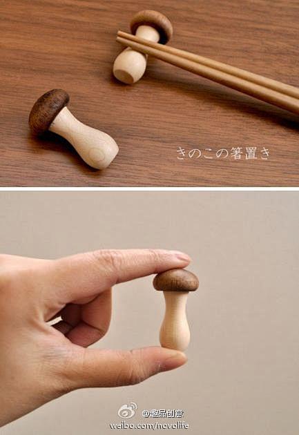 【蘑菇筷架 | 趣品】这些蘑菇其实是筷架...