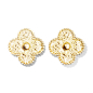 Vintage Alhambra古典系列耳夹 - Van Cleef & Arpels : 这对引人注目的黄金耳夹光芒四射，赋予其迷人的柔美优雅气质。