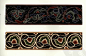 精美的中国传统纹样，唐代到宋代的敦煌莫高窟壁画上服饰的边饰图案和壁画的边缘。