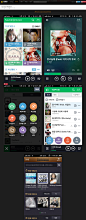 Naver的音乐手机界面设计 - 手机界面 - 黄蜂网woofeng.cn