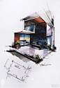 绘世界手绘特聘教师 支嵩岭---上海科技苑中标方案，从事室内设计二十八年
