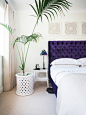 Scandinavian bedroom idea in Surrey