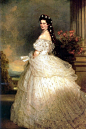 《Empress Elisabeth of Austria in dancing dress》——Franz Xaver Winterhalter