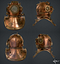 Diver Helmet, Stefano Grazioli : Hello everyone
This is my first model with substance painter.
I hope you enjoy it.

Modeling : 3DS Max
Texturing : Substance Painter
Compositing : Photoshop