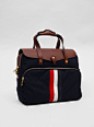 Black Fleece by Brooks Brothers Navy Montauk Briefcase