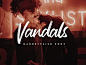 Say hello for Vandals Handstylish Font! Best match for logos, header, titles, prints & other creative process possibilities.
Create a extraordinary handstylish results by using Vandals Handstylish Font!

Download now!
- https://crmrkt.com/o9VjAg
-----