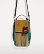 LEATHER CROSSBODY BAG WITH FRINGING