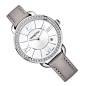 施华洛世奇(Swarovski)新款水晶质感女手表腕表奢侈品圣诞礼物 浅灰色表带 5182191