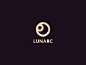 Lunarc circle simple logo moon